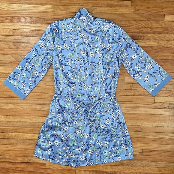 Adonna Other - ADONNA Blue Floral Robe
